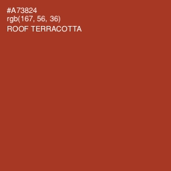 #A73824 - Roof Terracotta Color Image
